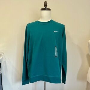 NWT Nike Sportswear Club French Terry Crew Sweatshirt Men’s XL Pine Green